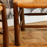 Pair of mulched chairs 50s