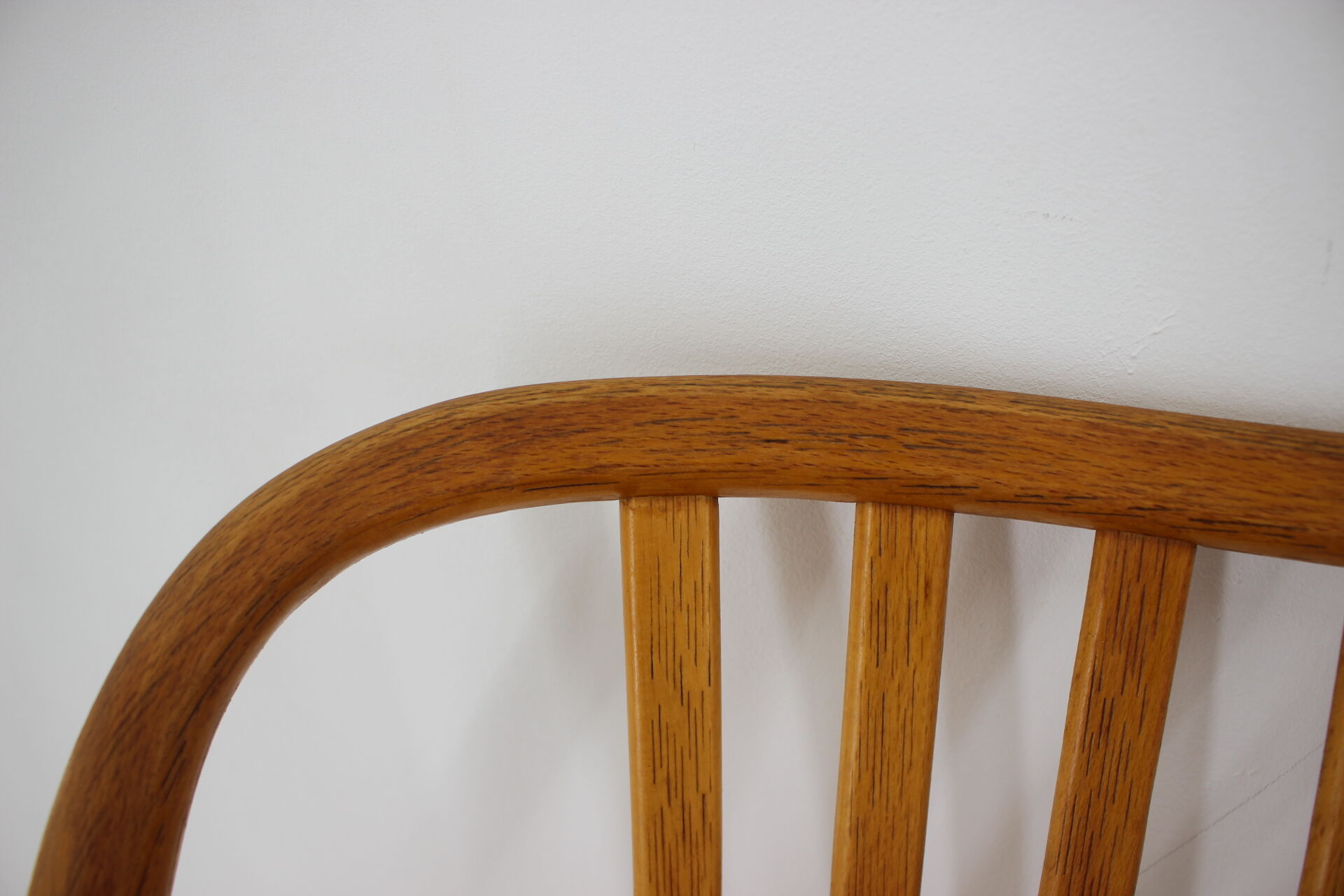 1970s Antonin Suman Set of 4 Oak Dining Chairs, Czechoslovakia