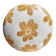 Grand vase aux fleurs dorées en céramique