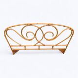 Vintage rattan headboard 1980