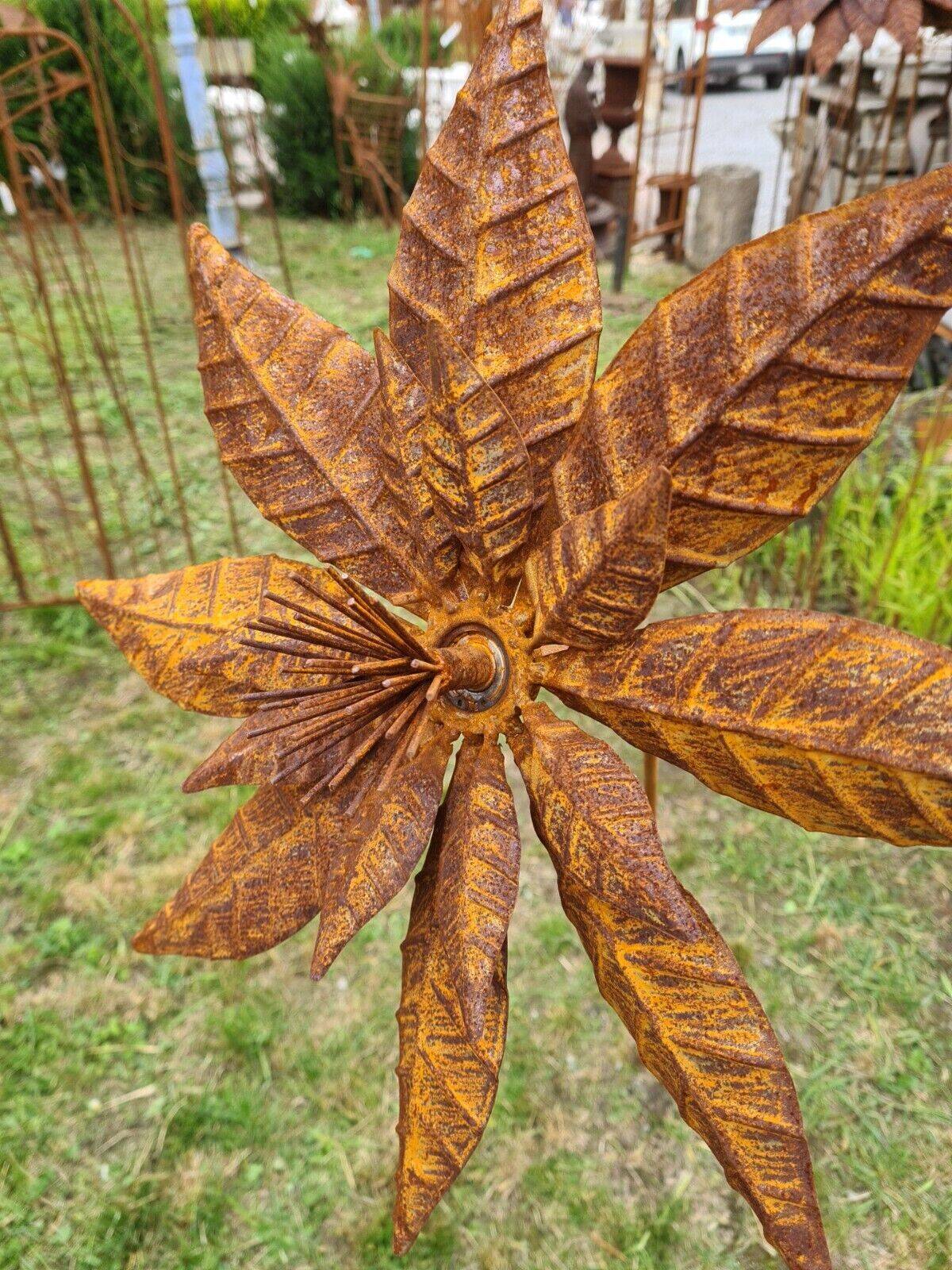 spinning flower, iron windmill