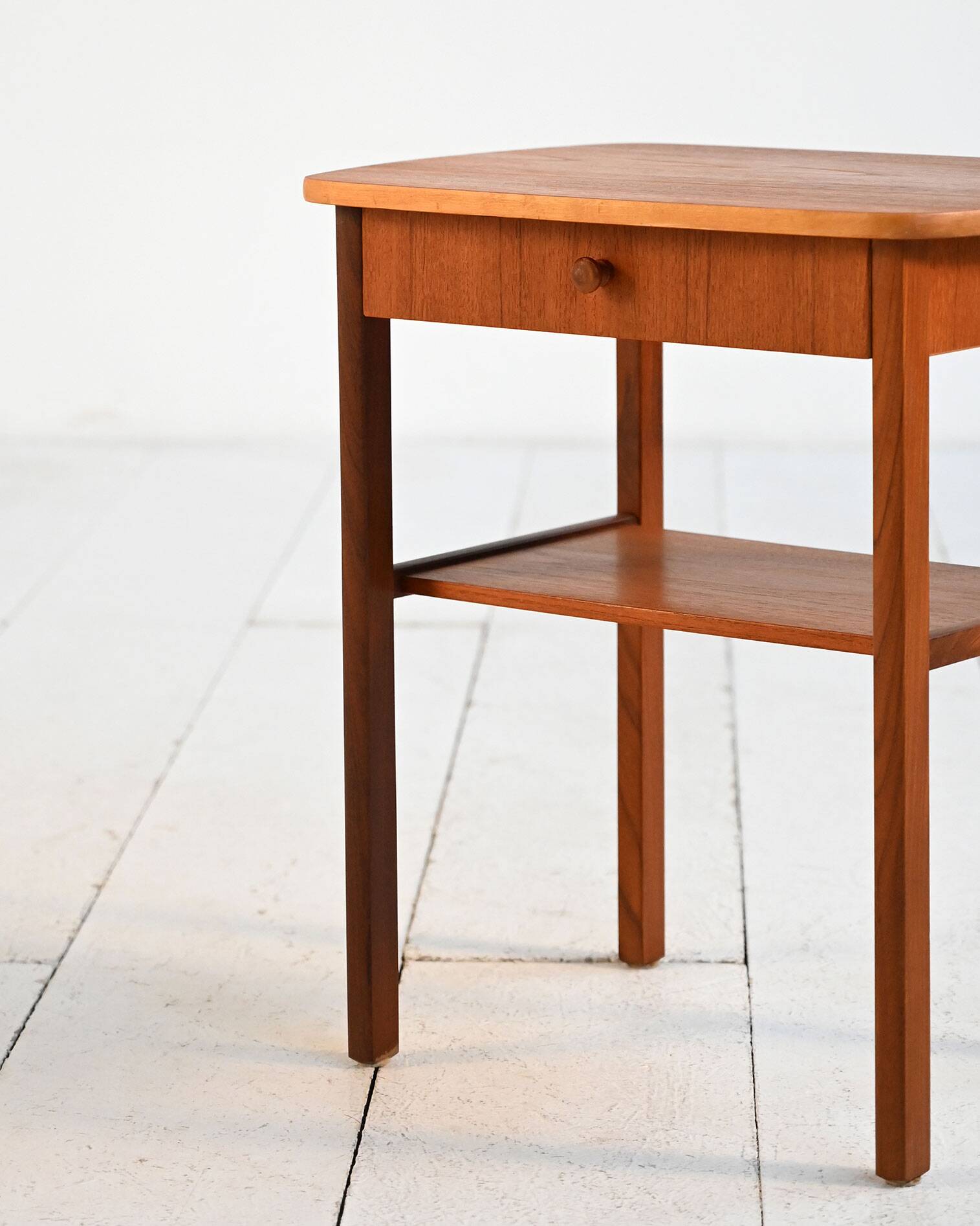 Scandinavian teak bedside table, 1960s