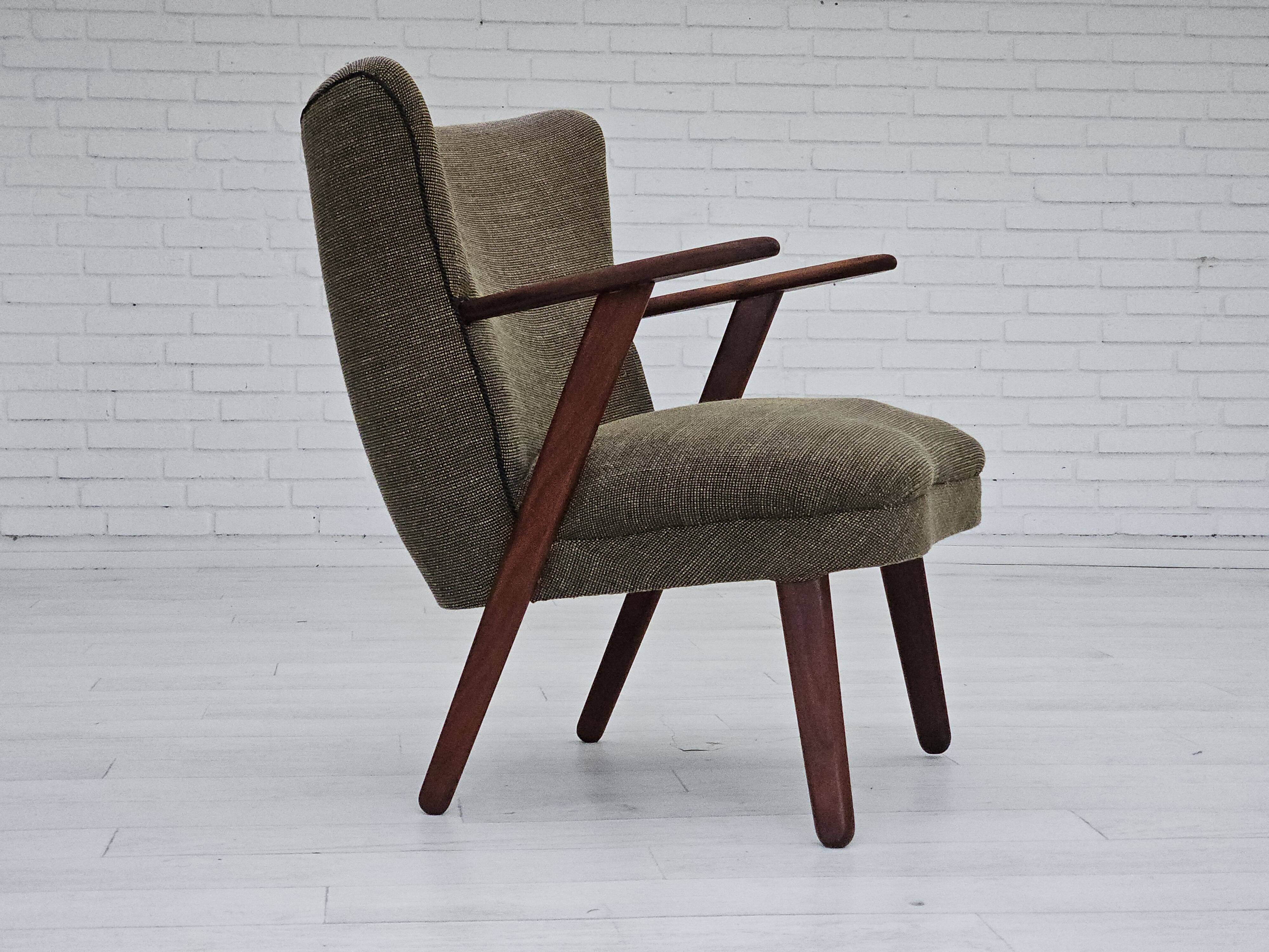 1960s, Danish design by Erhardsen & Andersen, armchair, original condition.