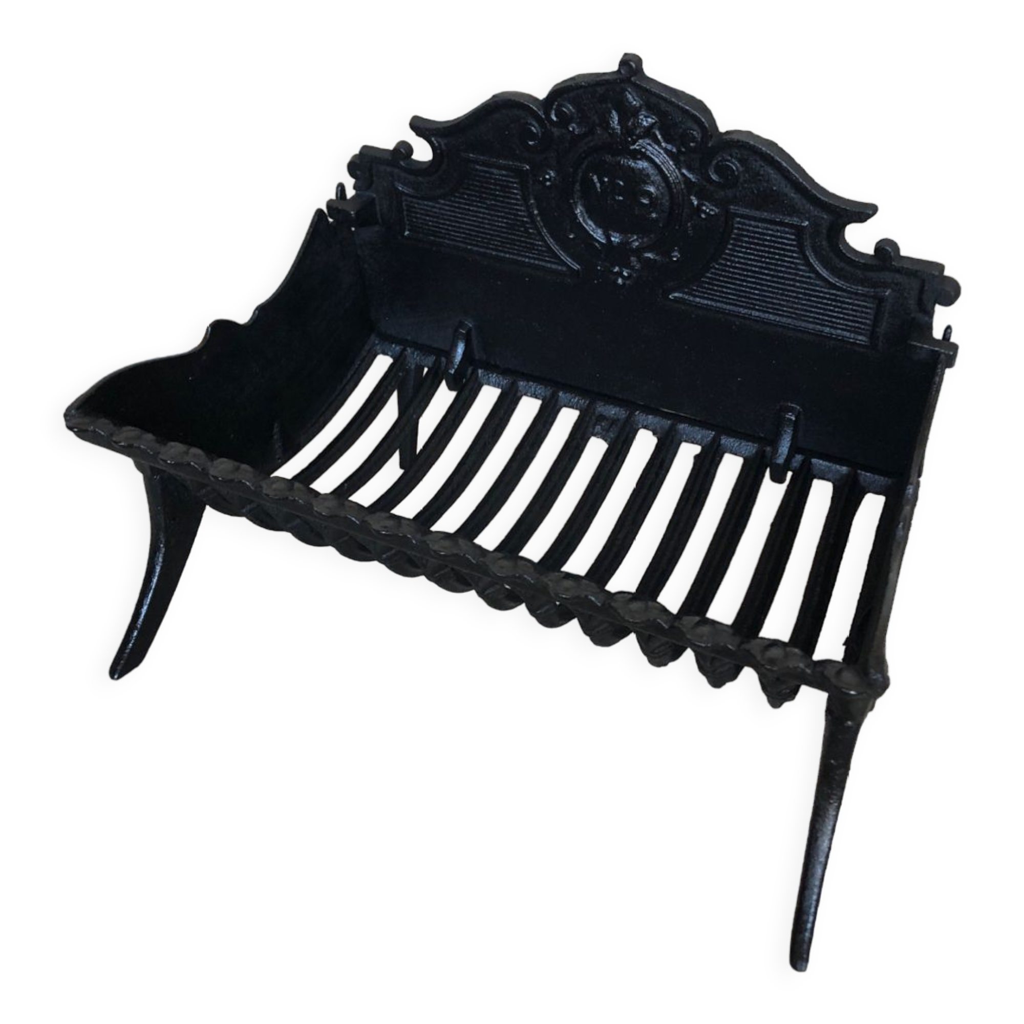Old fireplace fireplace cast iron removable plate
