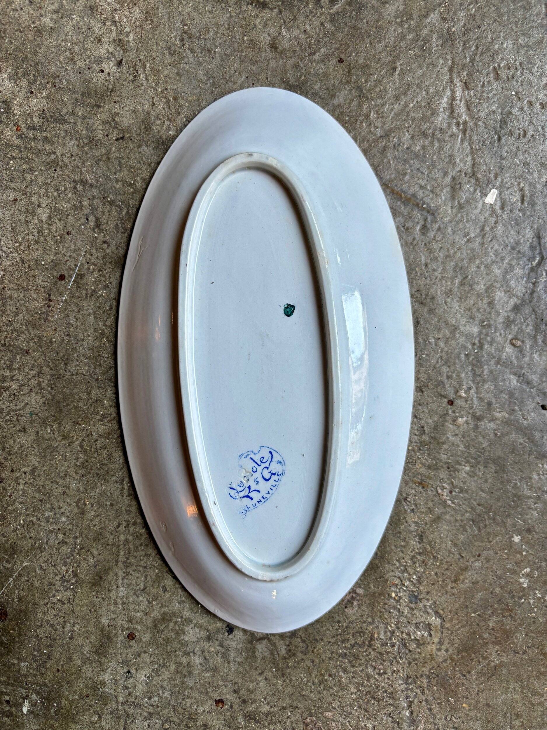 Lunéville ironware dish, "Luciole" service