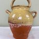 Glazed terracotta jug