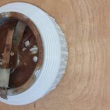 White opaline ceiling light from the 60s