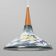 Suspension lamp Marian Zawadsky Lamp for Tilgman, Sweden, 1950
