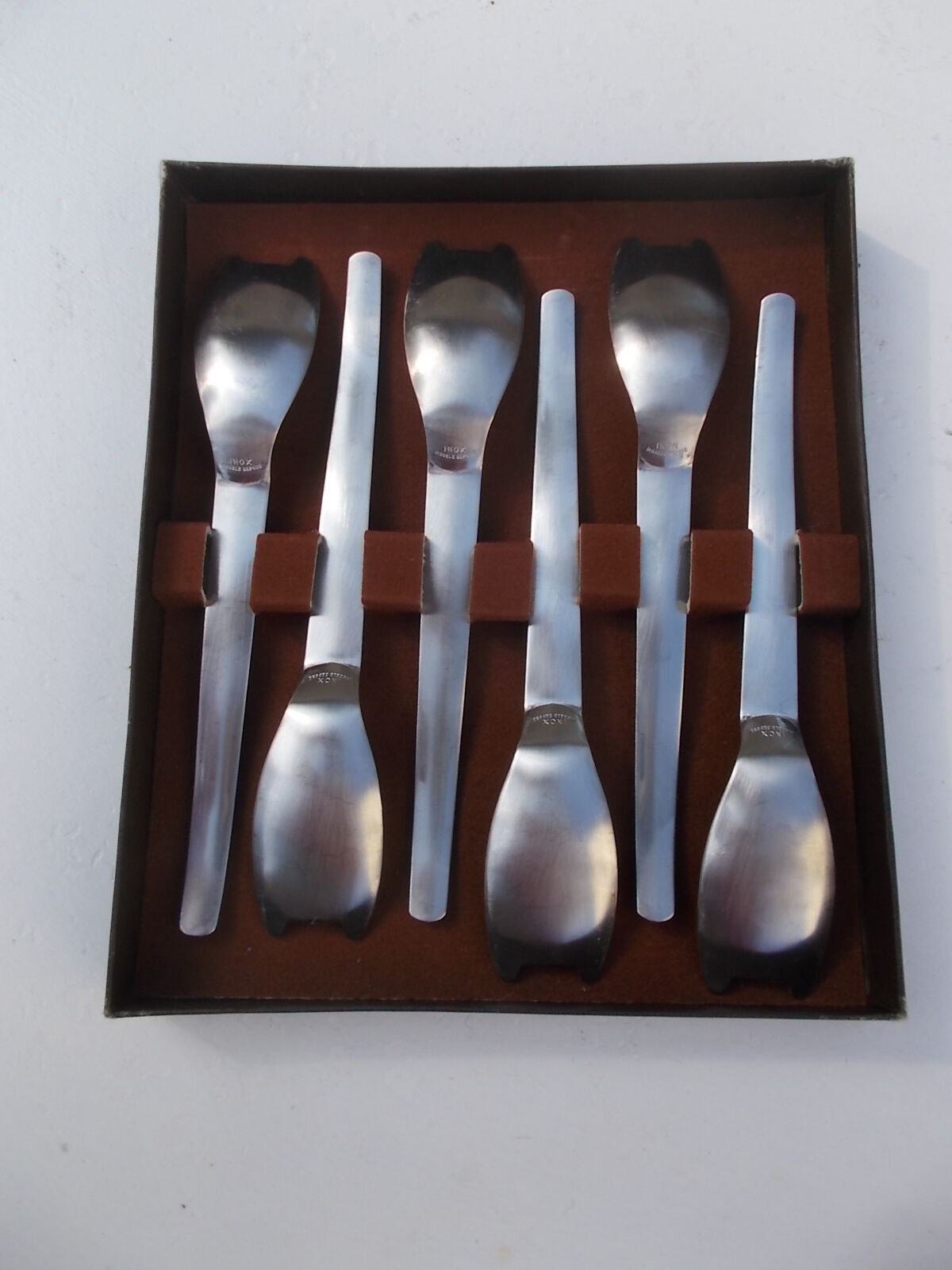 6 stainless steel ice cream scoops France