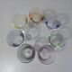 7 glasses aperitif vintage harlequin