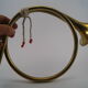 Copper hunting horn for children 2 windings