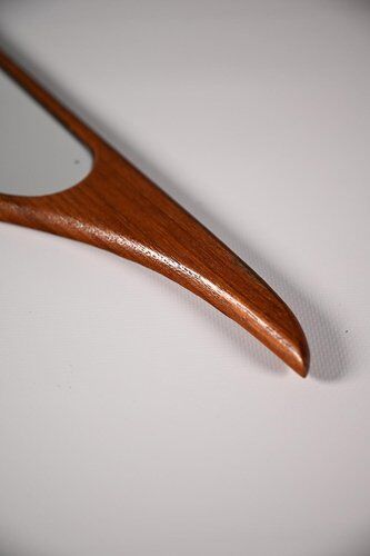 Danish Hand Mirror in Teak