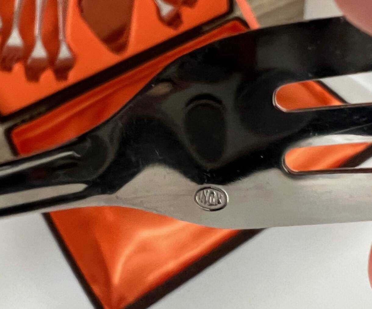 Jean Couzon 13-piece stainless steel dessert cutlery box/case