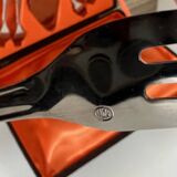 Jean Couzon 13-piece stainless steel dessert cutlery box/case