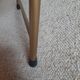 Chaise pliante structure tube et simili cuir
