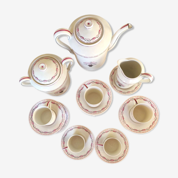 Art Deco porcelain coffee set - Ch. Ahrenfeldt - la maîtrise