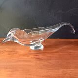Large BIRD Vintage Vannes Crystal Pocket tray