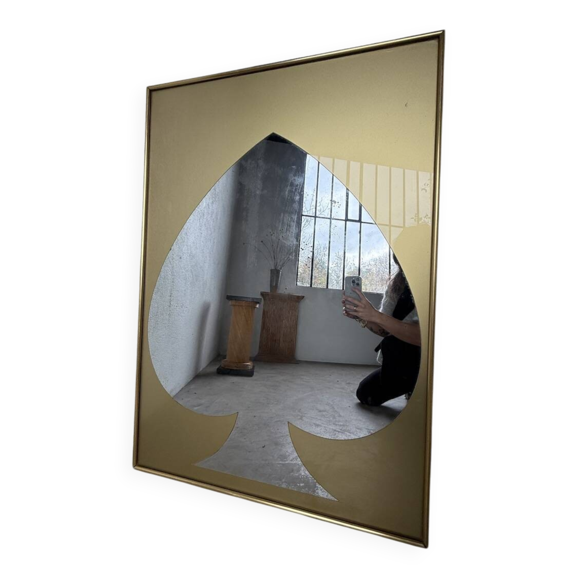 "Spike" mirror, 1970s design