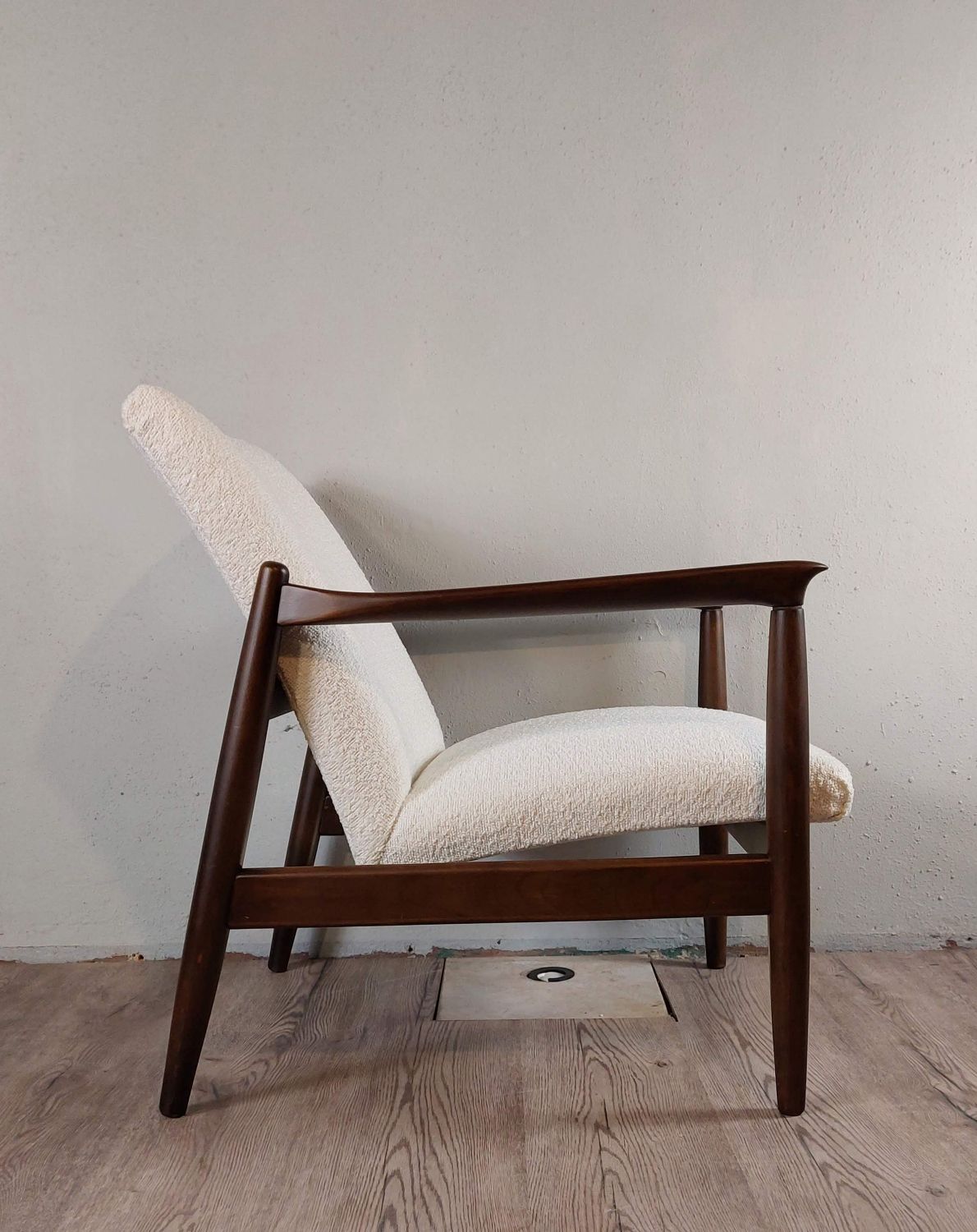 Pair of Armchairs Edmund Homa model GFM-64, Polish vintage 1970s
