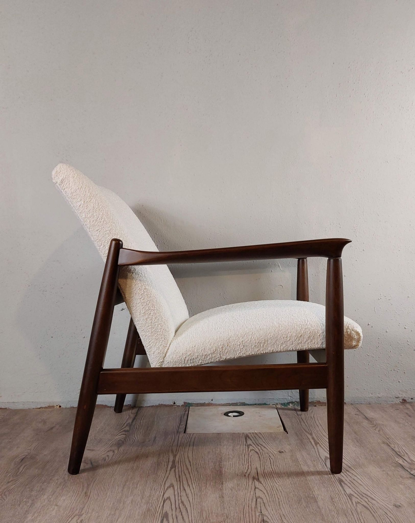 Pair of Armchairs Edmund Homa model GFM-64, Polish vintage 1970s