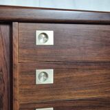 H.P. Hansen vintage rosewood Danish sideboard, TV cabinet 60s