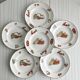 Set of 6 antique French plates