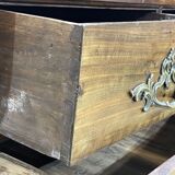 Regency period chest of drawers in amaranth and marble top - 18th century