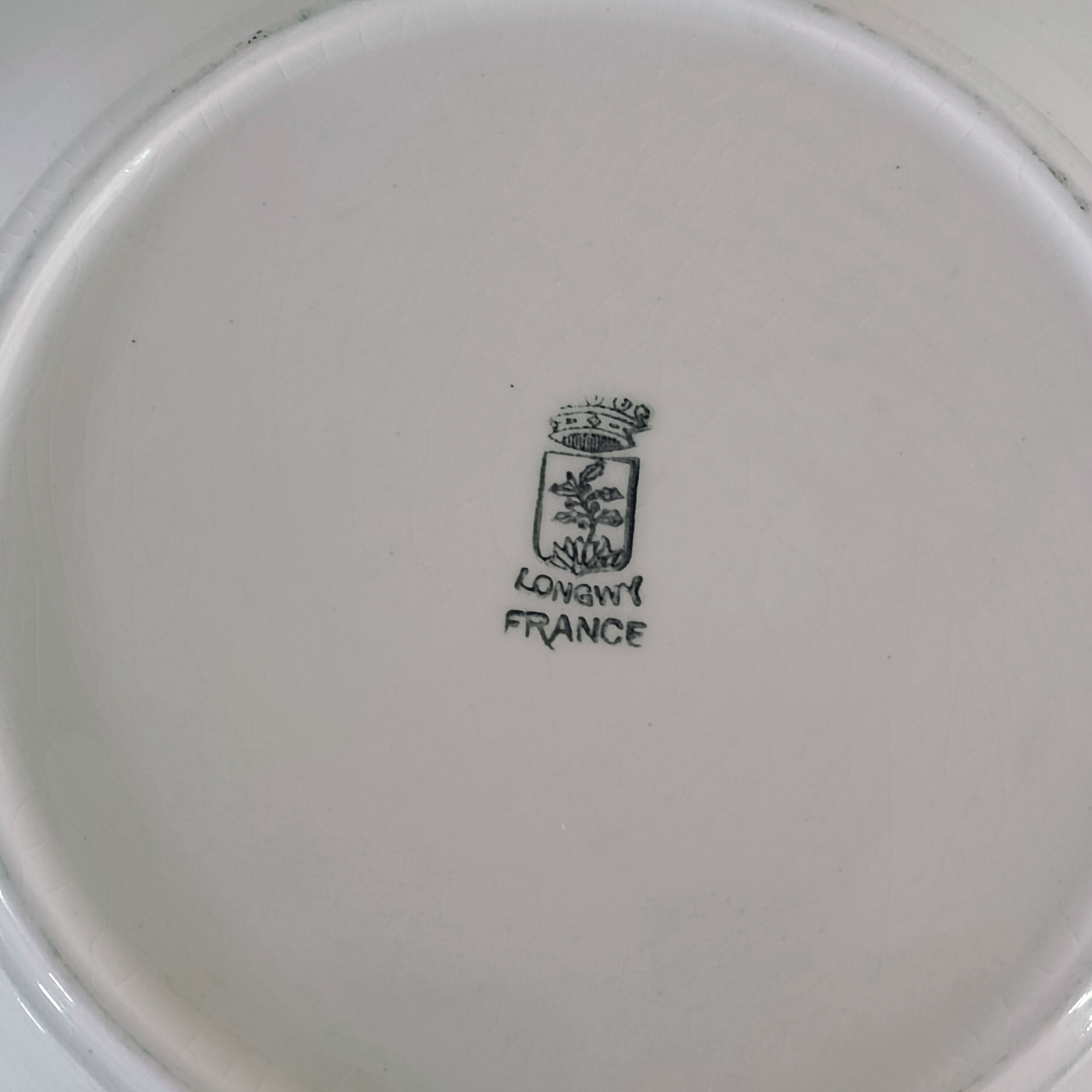 2 plates Gien and Longwy years 1940-1960