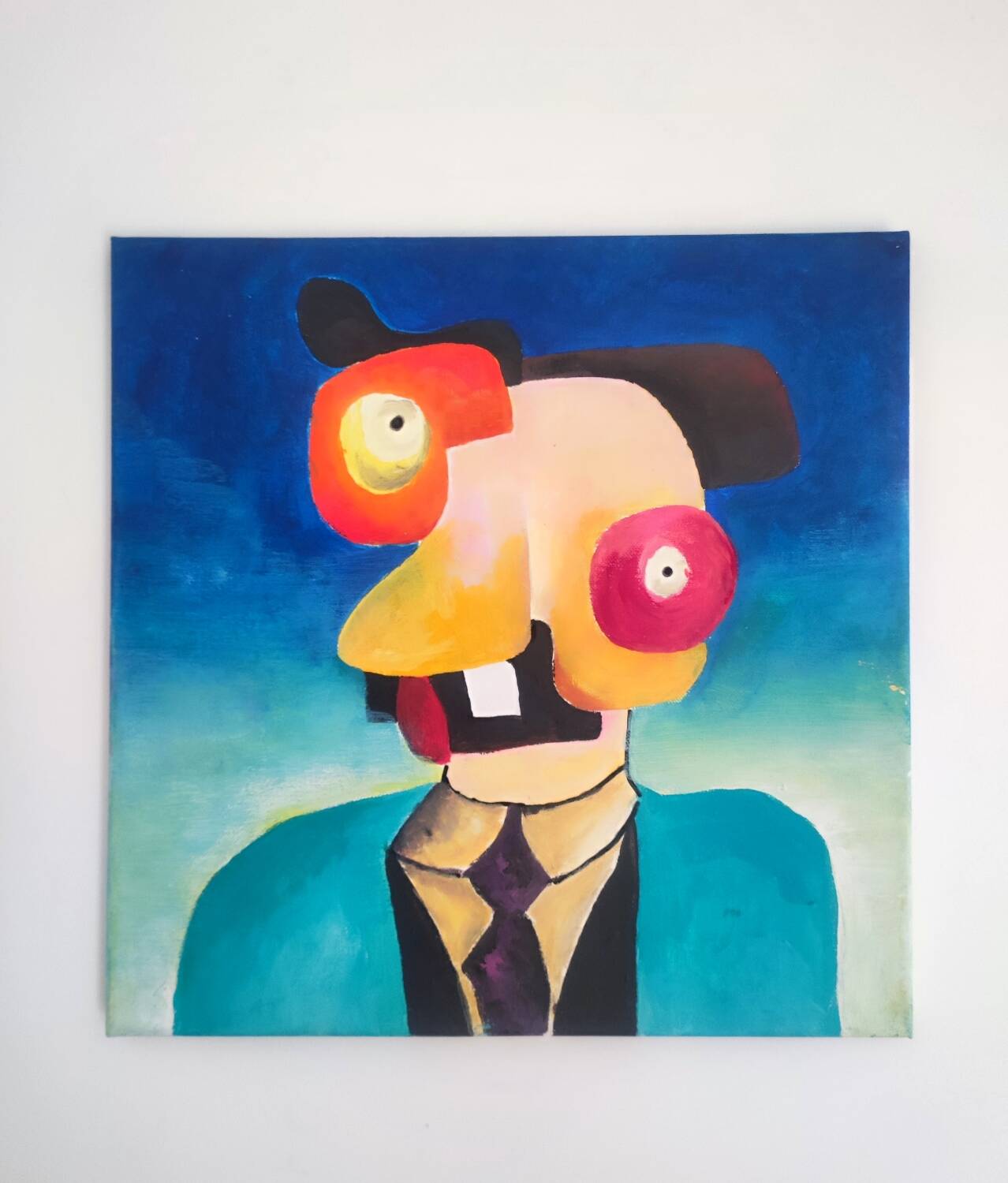 Abstract monster painting