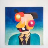 Abstract monster painting