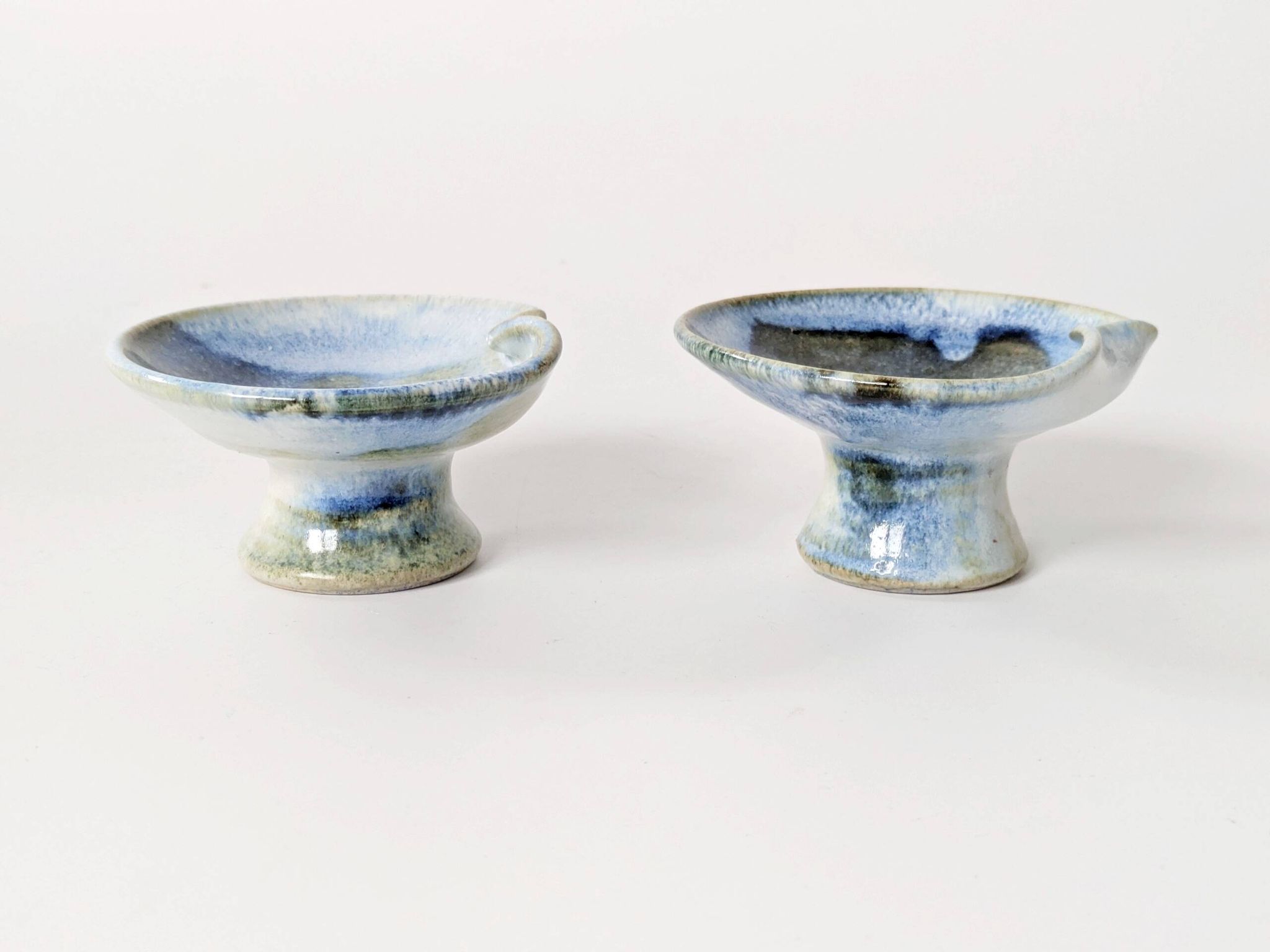 Pair of ceramic candle holders, West German, Till Sudeck, 1960s.