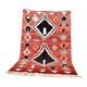 Tapis berbère marocain Boujaad 205 x 130 cm rouge
