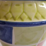 Art deco harlequin vase