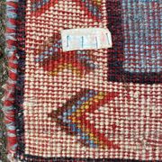 Handmade wool Berber rug with long pile, 110x150cm.