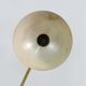 Flexible desk lamp vintage Aluminor in red lacquered metal. Year 50