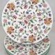 Minton, 6 assiettes plates modèle Haddon Hall, 27 cm, parfait état.