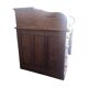 Bureau américain vintage en bois avec porte à volet