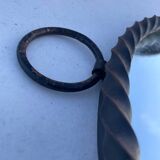 Vintage round mirror 1960 Chaty Vallauris