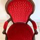 Fauteuil Cabriolet Style Louis XV, circa 1850