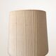 Lampe XL en bois avec abat-jour en lin