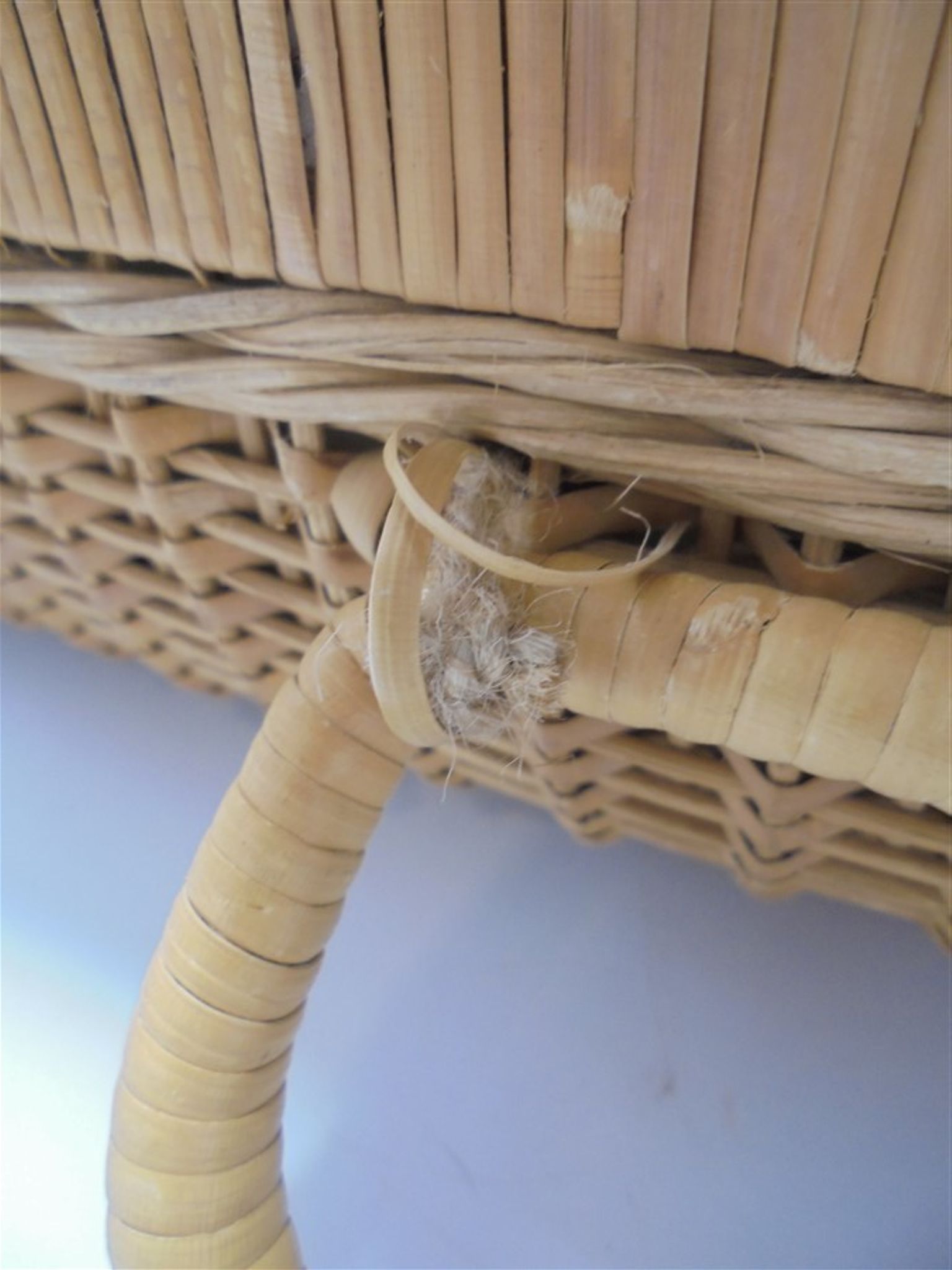 Valise en osier