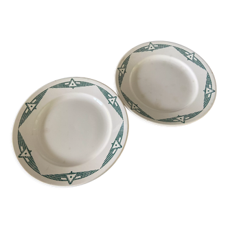 Set of 2 dishes