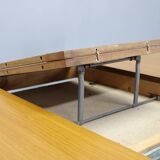1970s Italian Extendable Dining Table in Maple Finish