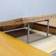 1970s Italian Extendable Dining Table in Maple Finish