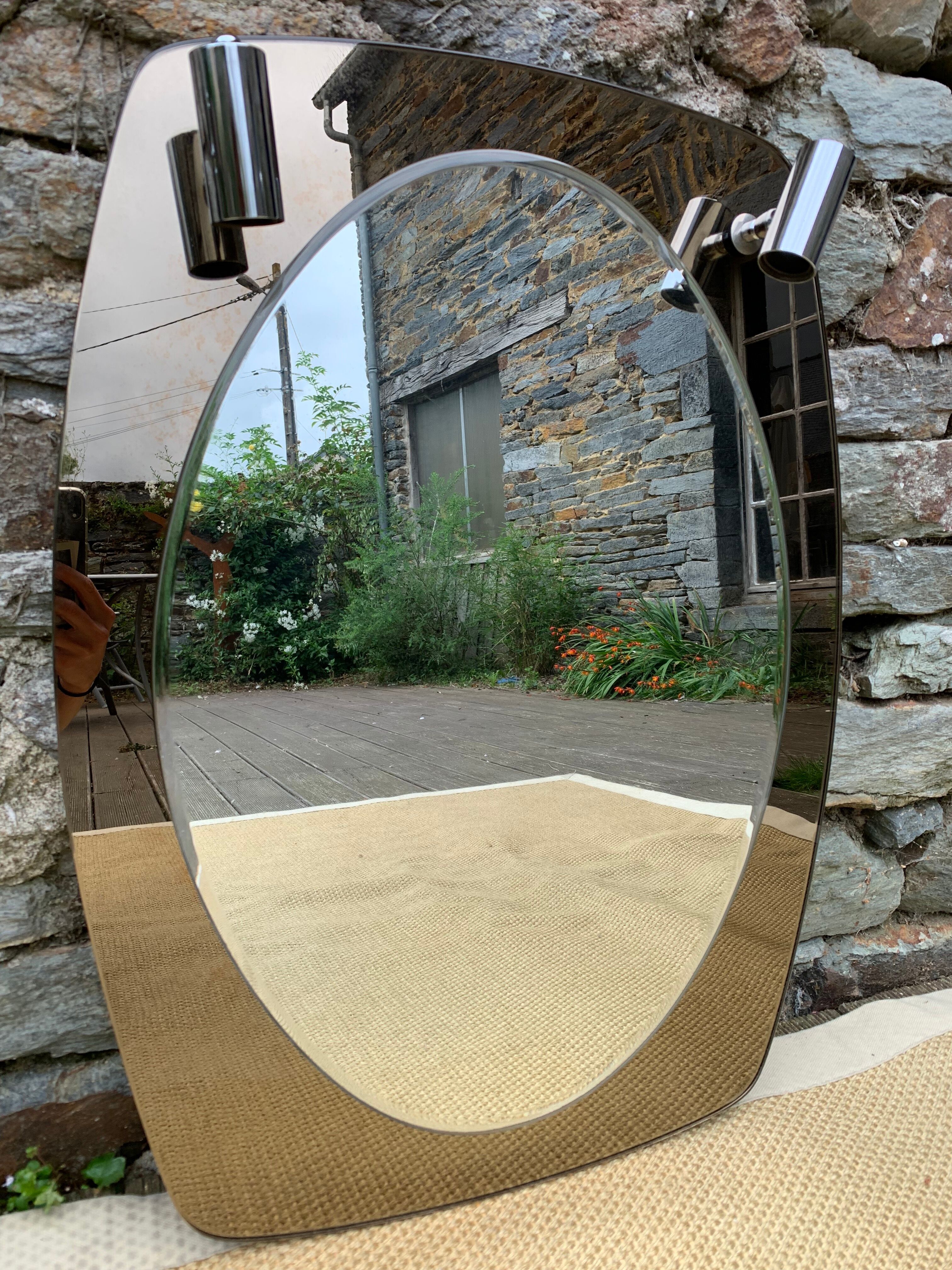 Mirror double tint Veca 70s 52X71cm