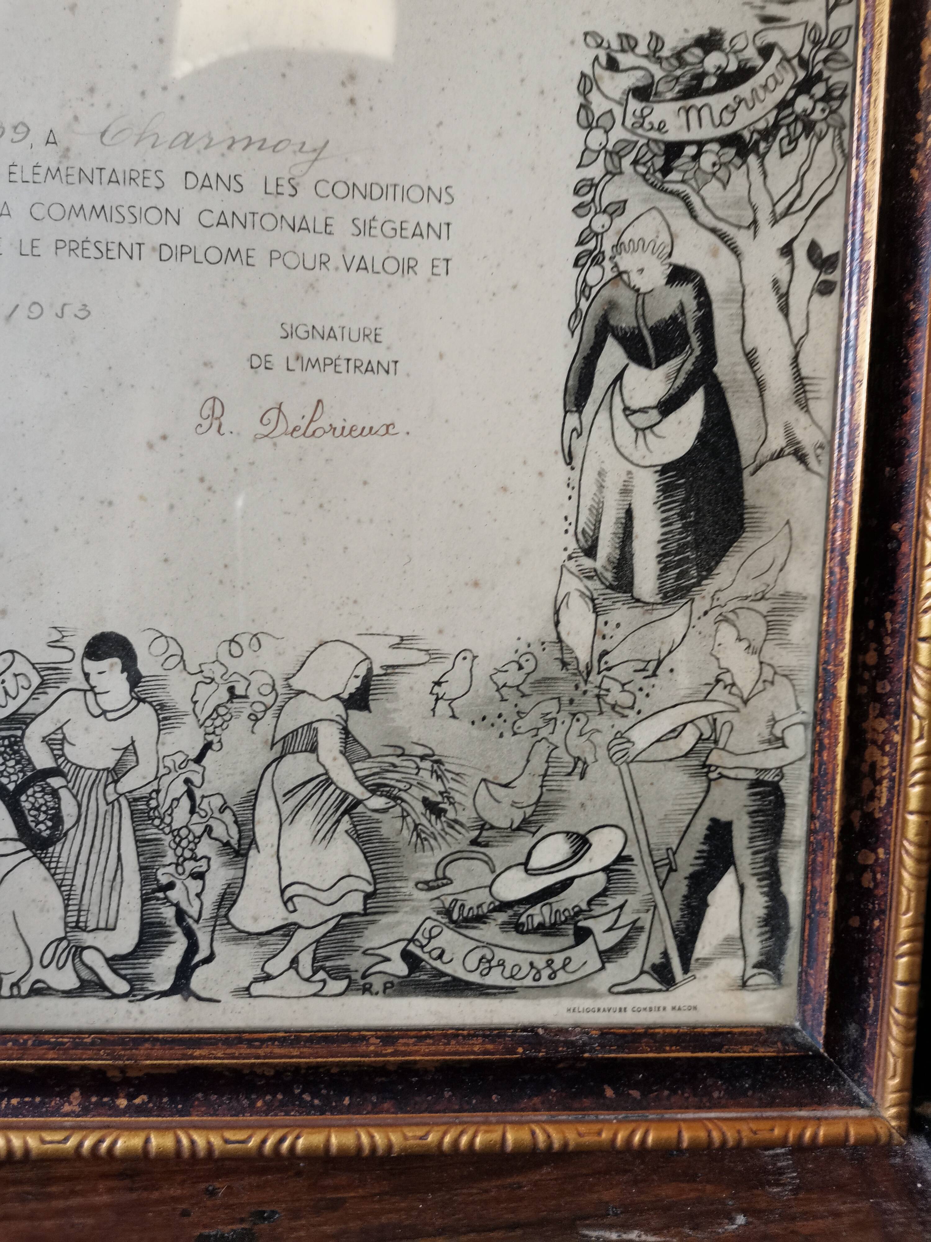 Education certificate frame