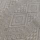 Hand-woven margoum rug in natural wool