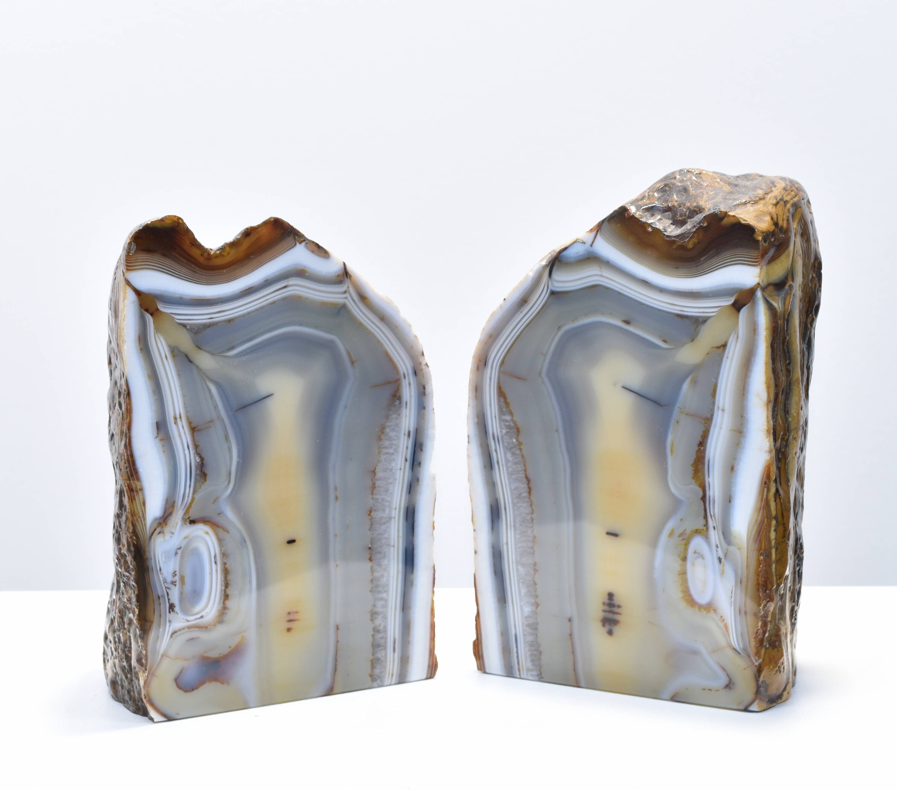 Agate polished greenhouse mineral book