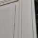 Communication door h221xl90cm old paneled, molded, interior