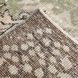 6x10 Rug For Bedroom Brown Beige Oriental Vintage Area Rug, 180x297Cm SK 1708